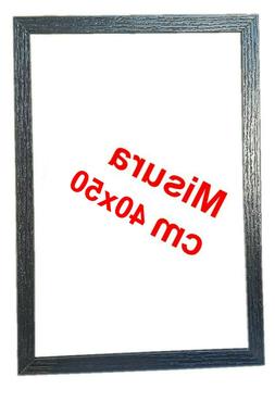 Cornice Nera graffiata in legno - Sp.Front.cm 1,5 - Misure i