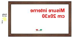 Cornice Noce antica arte povera in legno - Sp.Front.cm 1,5 -