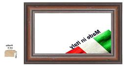 Cornice Noce rustica in legno per stampe,foto, poster, tele 