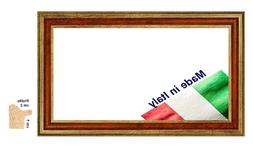 Cornice Oro con rigo interno Bronzo per foto, stampe, poster