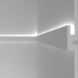 cornice per illuminazione indiretta led a parete
