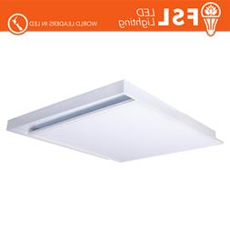 cornice per pannello led egde-lit 60x60 cm bianco lif flsurp