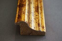 CORNICE PER QUADRI ORO/COLORE CON PASSEPARTOUT IN LEGNO VARI