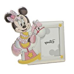 Cornice portafoto disney da bambina Minnie 10x15 cm in argen