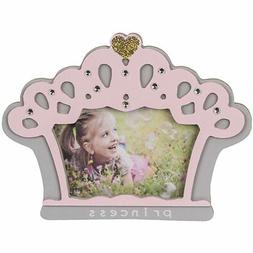 Cornice Portafoto da Tavolo Corona Legno Glitter Cameretta B