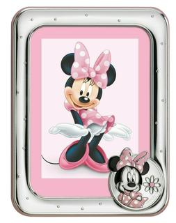 CORNICE PORTAFOTO DISNEY BAMBINA BIMBA MINNIE VALENTI cm 13x