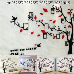 Cornice Portafoto Famiglia Albero da Parete,Decalcomania 3D 