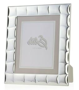 CORNICE PORTAFOTO IN ARGENTO  PORTA FOTO  RETRO LEGNO BIANCO