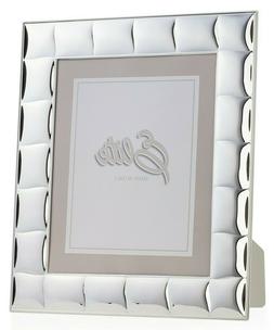 CORNICE PORTAFOTO IN ARGENTO  PORTA FOTO  RETRO LEGNO BIANCO