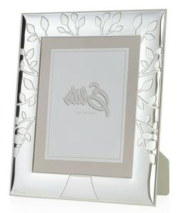 CORNICE PORTAFOTO IN ARGENTO  PORTA FOTO  RETRO LEGNO BIANCO