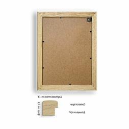 Cornice portafoto in legno da parete BOMBER white