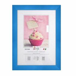 Cornice portafoto in legno da parete Rainbow bluee