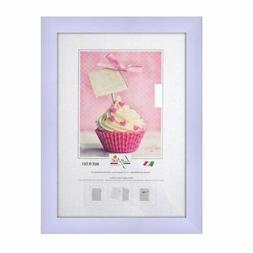 Cornice portafoto in legno da parete Rainbow violet