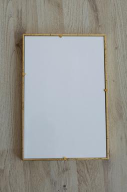 Cornice portafoto in legno oro antico da appendere 20x30