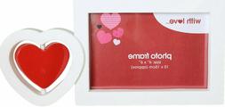 CORNICE PORTAFOTO IN PLASTICA CON AMORE 10 X 15