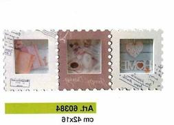 Cornice portafoto multipla 3 posti Francobbolo Shabby Chic 4