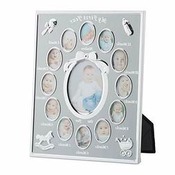 Relaxdays Cornice Portafoto Multipla per Bambini, Primo 29 x