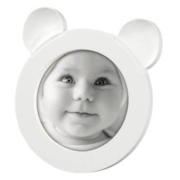 MASCAGNI CORNICE PORTAFOTO TONDA CON ORECCHIE 11.5CM BIANCO 