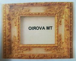 Cornice RETTA in legno oro foglia per quadri, foto, stampe,p
