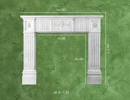 CORNICE RIVESTIMENTO CAMINETTO IN GESSO COD. FSB/7 - CAMINO 