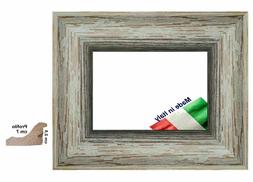 Cornice Shabby con sfumature Noce per quadri,stampe,dipinti 