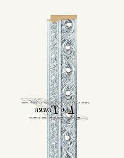 Cornice traforata asta Quadro in legno argento misura person