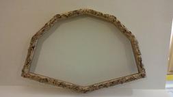 cornice ventagliera cm.37x23  legno oro anticato
