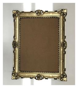 90x70 Oro Nero Antico Barocco Rococo Cornice Foto Matrimonio