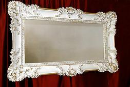 Barocco Foto Matrimonio Oro-bianco 97x57 Grande Con Vetro