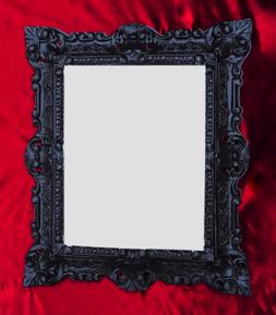 Barocco Nero Antico Con Vetro 45x38 Rettangolare Cornice Fot