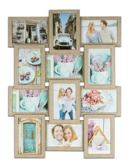 Collage 45x58cm 12 Foto 10x15 Rovere Sbiancato Mdf Legno Vet