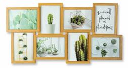 Collage 68x36cm 8 Foto 13x18 Rovere Mdf Legno Vetri