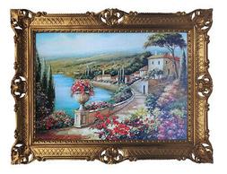 Immagine Con Telaio Antico Barocco Rococo Seeterasse Mare 90