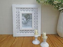 Nancy In Bianco Per 1 Foto 13 X 18, Romantico Vintage Look
