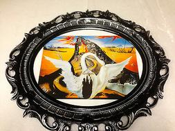 Ovale Nero-argento Squallido Quadro Salvador Dali Barocco 58