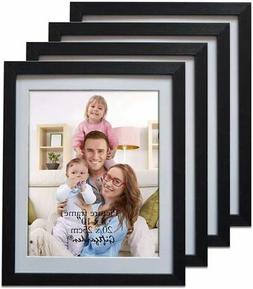 Per Foto Da Parete 20x25cm Con Passepartout Da 4 Nero