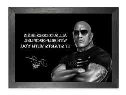 Dwayne Johnson The Rock Self-Discipline American Attore Wres