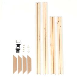 Fai da Te Legno Solido Tela Foto Cornice Kit IN Interno Mont