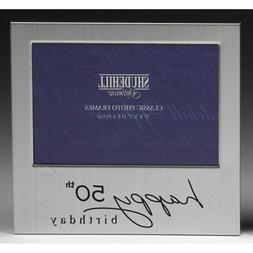 Felice compleanno 50 regalo presente Photo Frame uomini donn