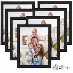 Giftgarden Cornice 20x25 da Parete Multipla per 7 Foto, Nero