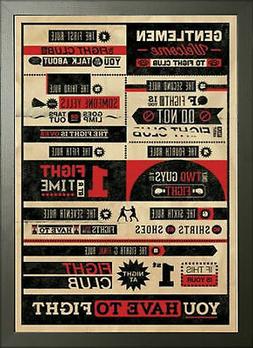 Ato Fight Club Rules Maxi Poster 61 X 91.5 Cm  Lista