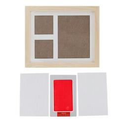 Kit Per Impronte Footprint Handprint Bimbi Cornice Per Fotog
