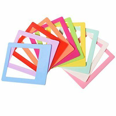 10 colorful 3x4 mini photo picture frames