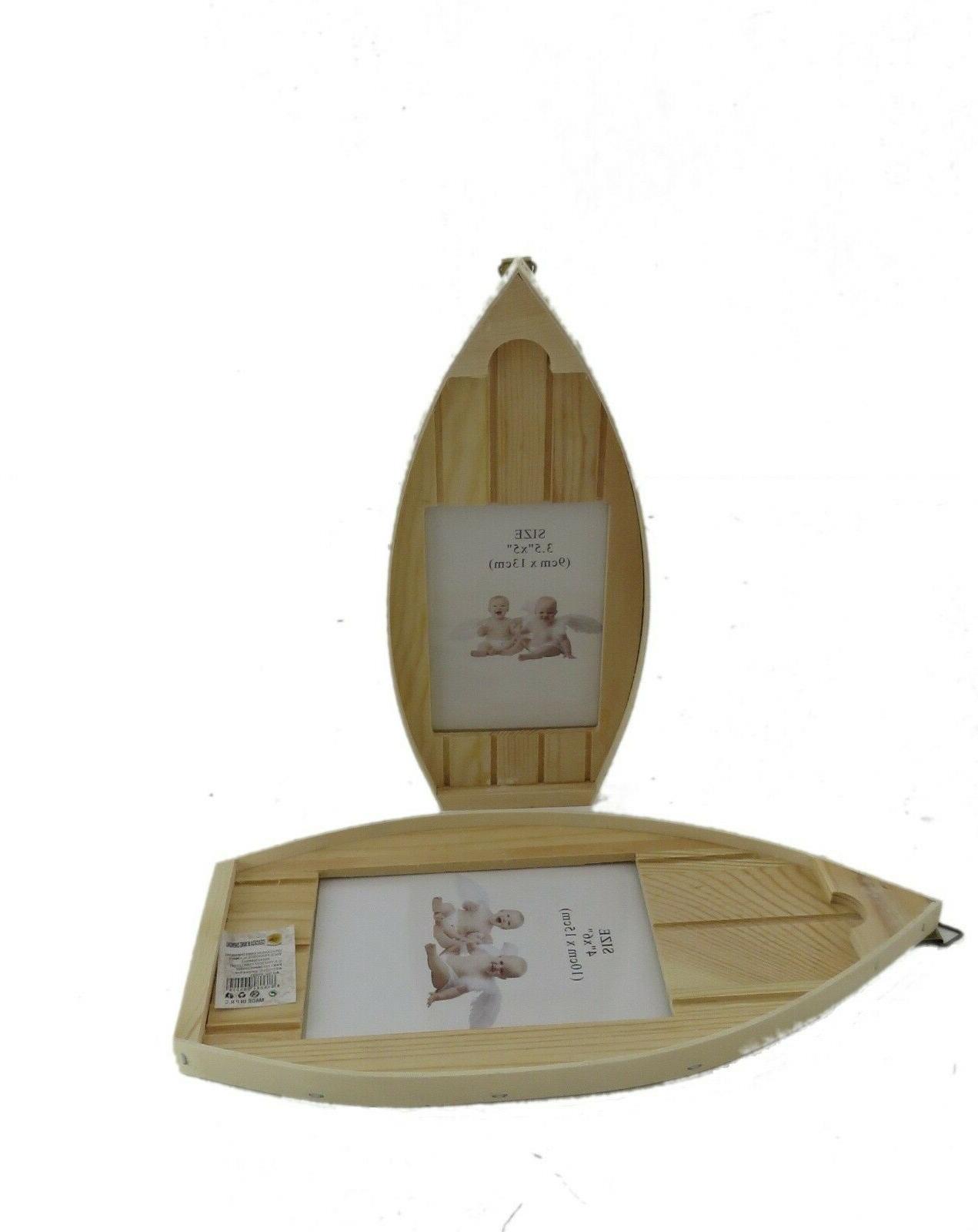 19 cornici portafoto h 26 legno grezzo