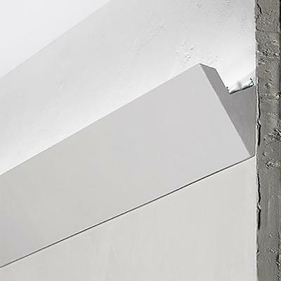 2 cornice in gesso angolare per alloggio