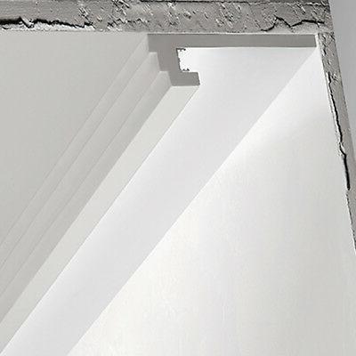 2 cornice per led in gesso illuminazione