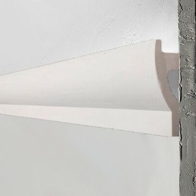 2 cornice per led in gesso per
