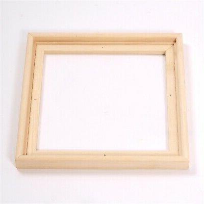 2 cornici per tele 40x40cm legno di