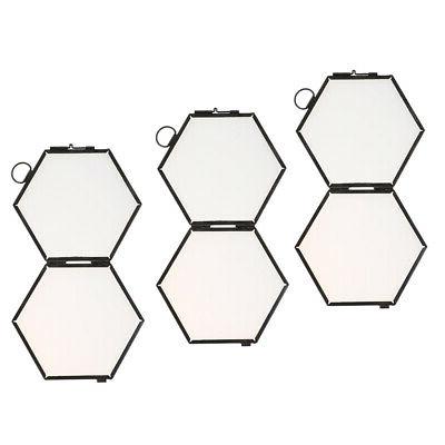 3 cornici moderne sospese geometriche