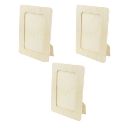 3pcs original unfinished portafoto con cornice per